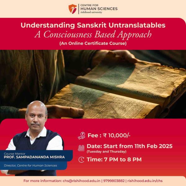Understanding Sanskrit Untranslatables: A Consciousness Based Approach cover