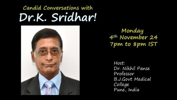 Candid Conversations with Dr.K. Sridhar cover