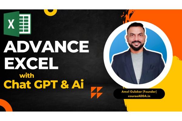 Advanced Excel with ChatGPT & Ai cover