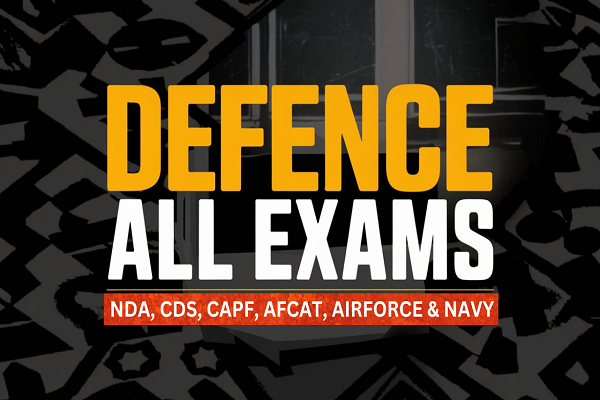 DEFENCE ALL EXAMS VODs + LIVE (VALIDITY -2 YEARS) cover