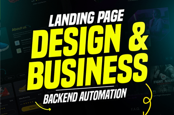 Landing Page Design and Business Backend Automation cover