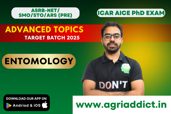 Advanced Topics: Entomology Paid Online Master Course for ASRB-NET/SMS/STO cover