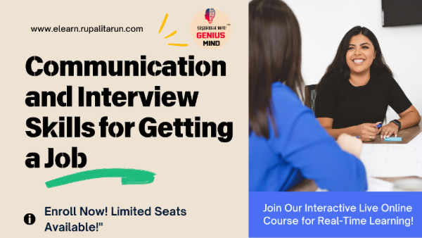 Communication and Interview Skills for Getting a Job cover