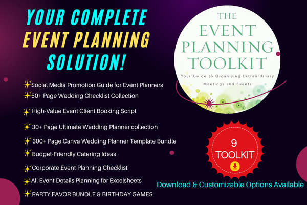 Event Tool Kit Examples Event Planning Toolkit