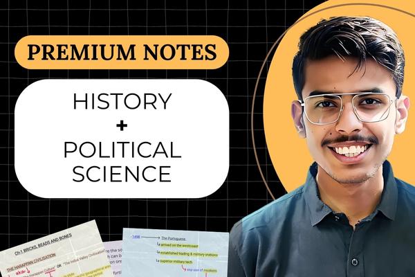 Class XII History & Political Science | Premium Notes cover