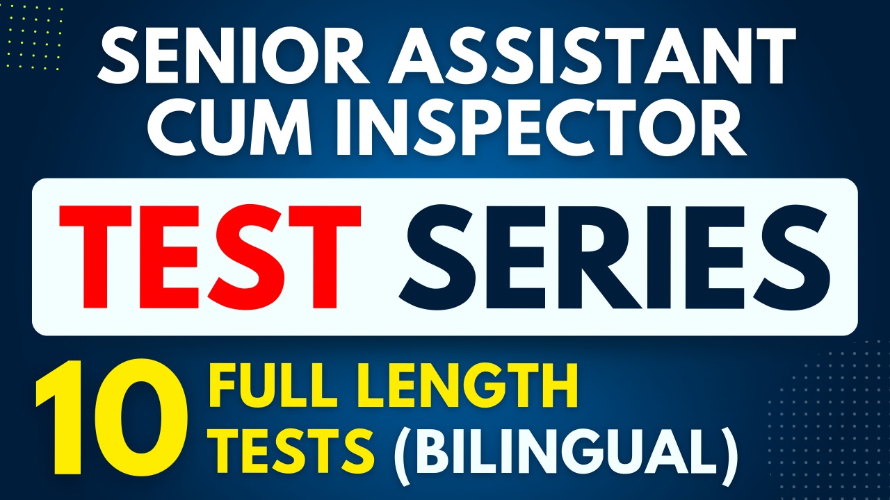 Senior Assistant Mock Test cover