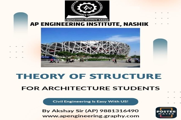 THEORY OF STRUCTURE-1 as per SPPU Architectural Engineering Syllabus cover