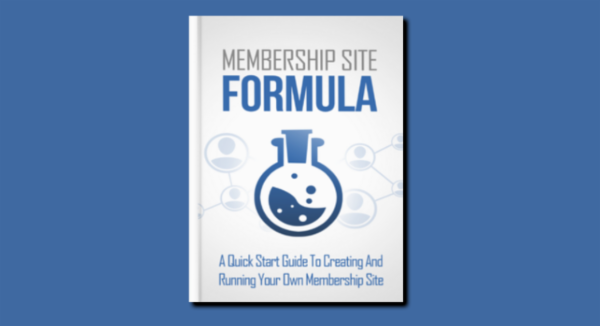 Book - Membership Site Formula cover