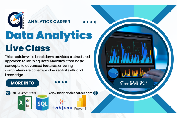 Data Analytics Live Class cover