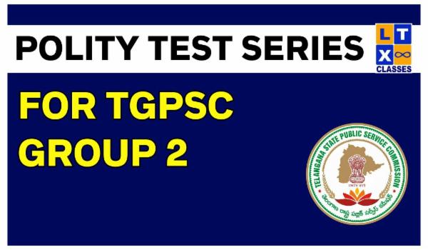 Polity Test Series for TGPSC Group 2 cover