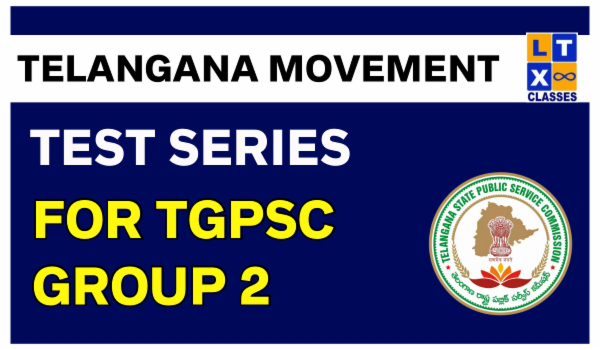 Telangana Movement Test Series for TGPSC Group 2 cover