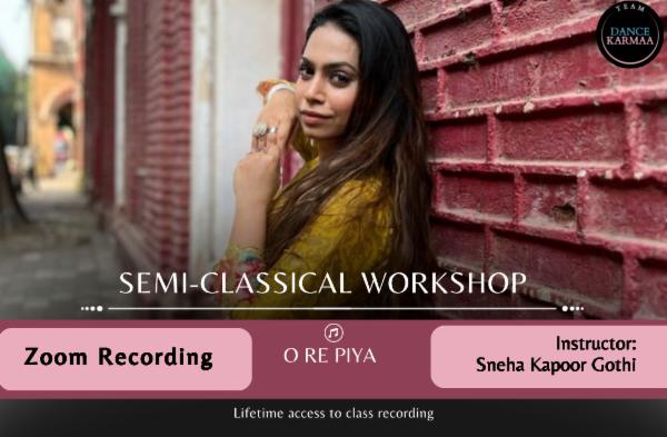 O Re Piya -Semi-classical Workshop cover