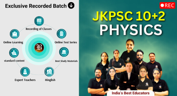 JKPSC 10+2 Lecturer Physics Recorded Batch cover