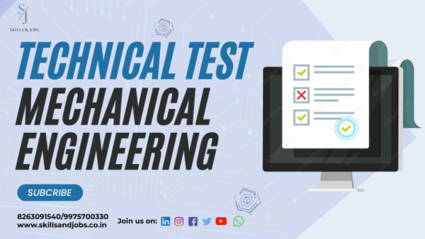 Technical Test -Mechanical Engineering cover