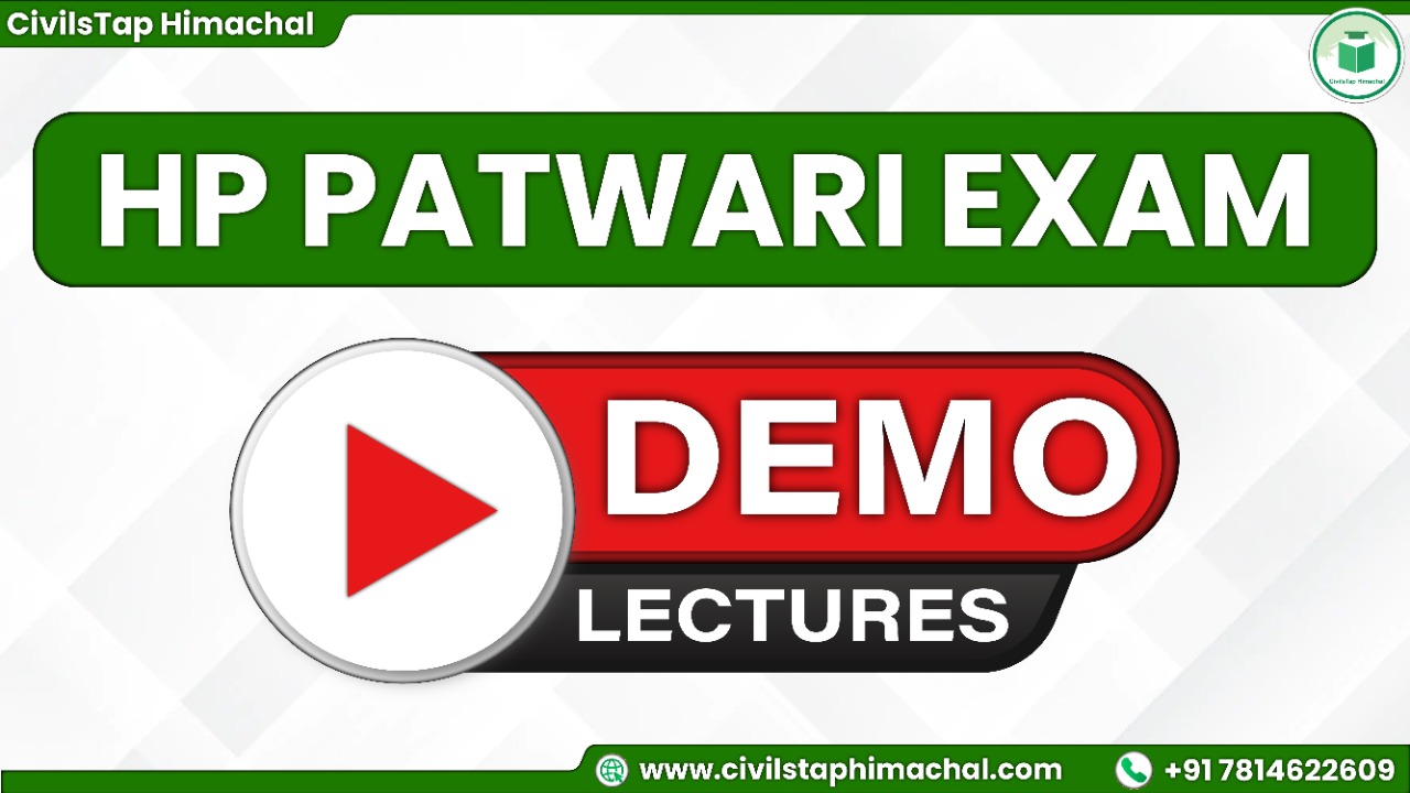 HP Patwari Demo Lectures N1 cover