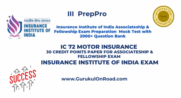 Online Mock Test for IC 72 Motor Insurance Exam