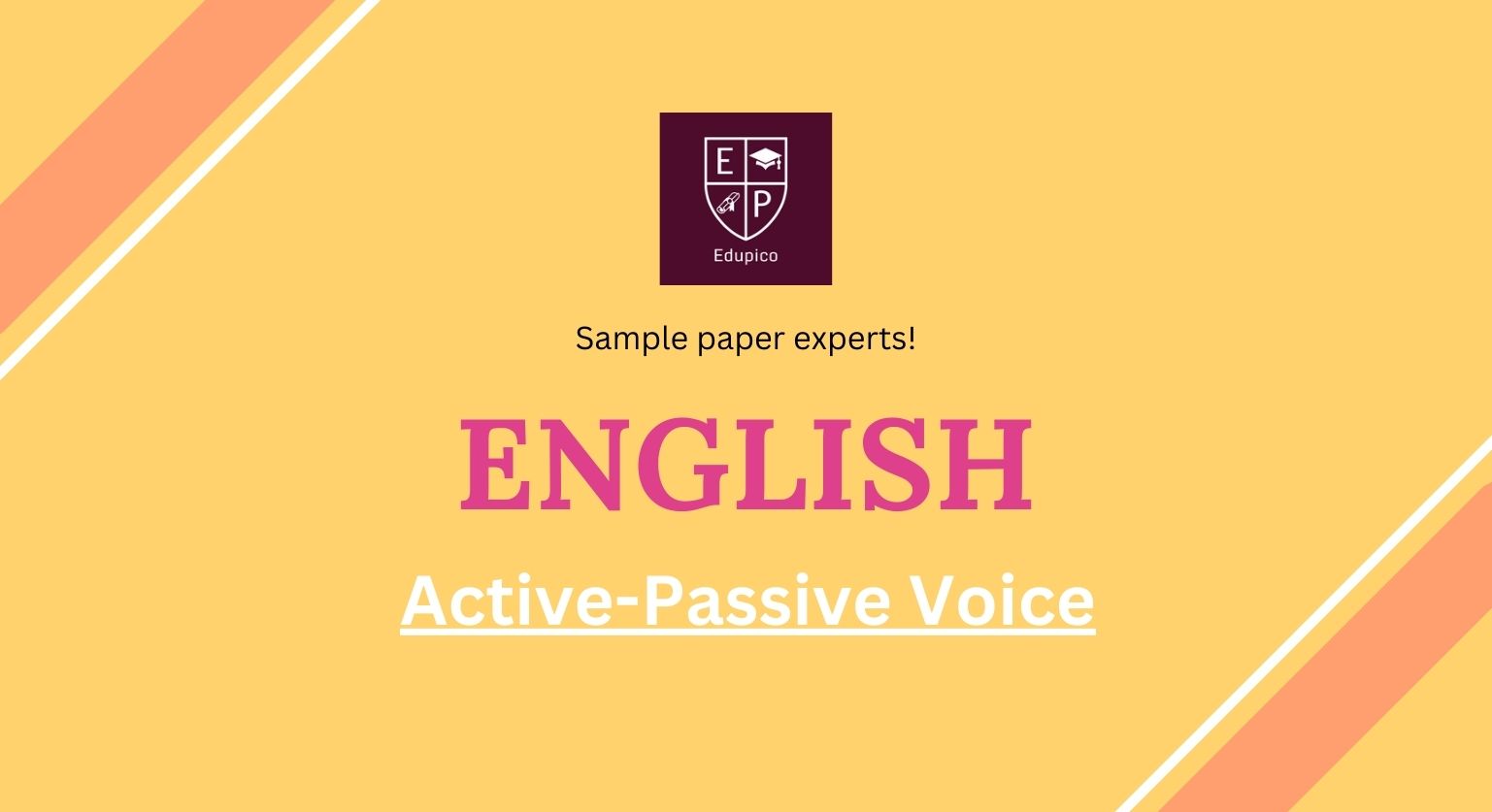 11+ English - Active-Passive Voice cover