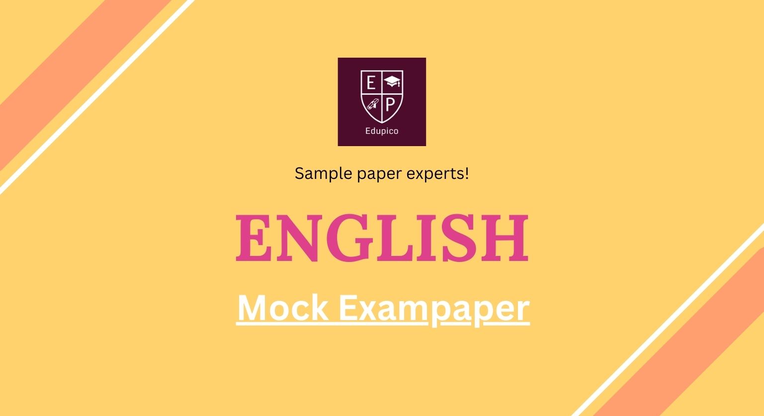 11+ English - Mock Exam Paper cover