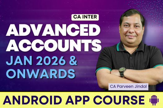 CA INTER NEW SCHEME GR-1 ADVANCE ACCOUNTS ANDROID APP cover