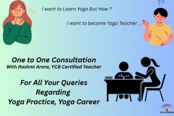 One to One Consultation For All Your Yoga Queries cover