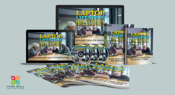Laptop Lifestyle for Seniors - Flexible Online Opportunities for Earning, Engaging, and Thriving in Retirement cover