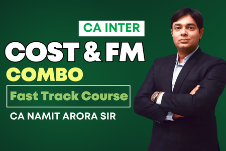 CA Inter Costing & FM Fast Track Batch | CA Namit Arora cover