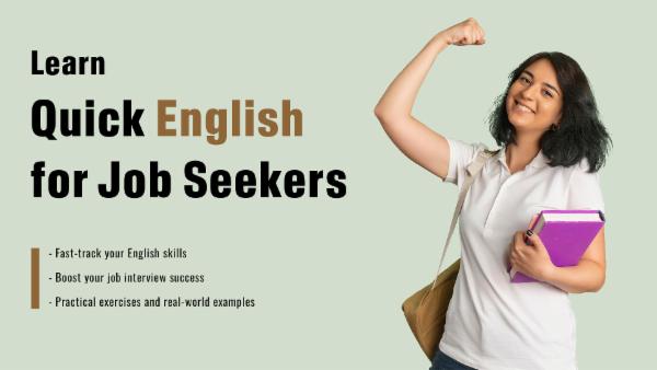 Learn Quick English for Job Seekers cover