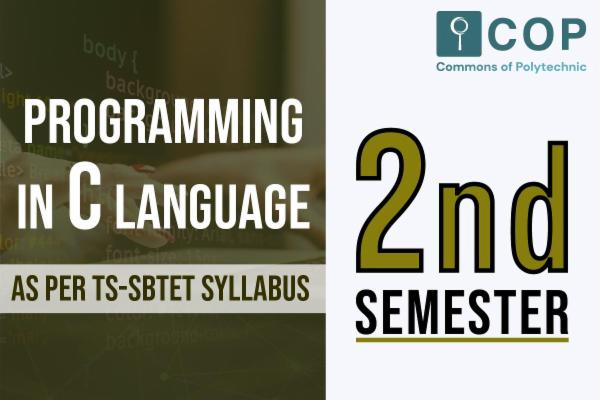 Programming in C cover