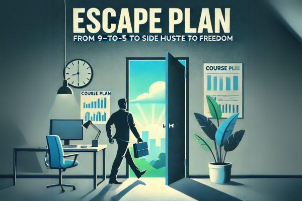 Escape Plan: From 9-to-5 to Side Hustle to Freedom cover