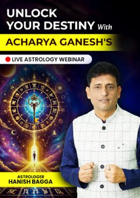 Unlock Your Destiny with Acharya Ganesh's Live Astrology Webinar cover