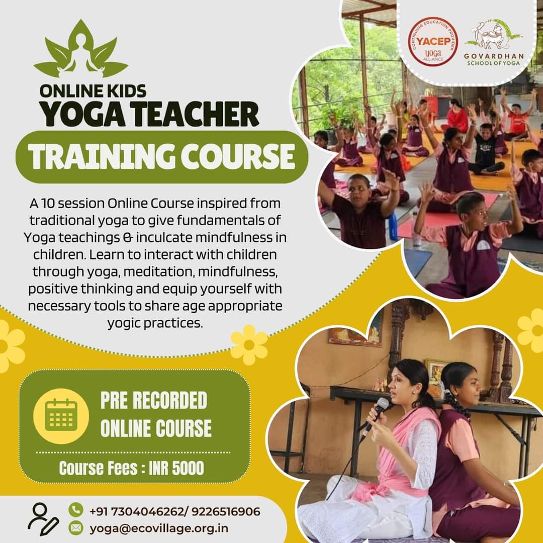 Online Kids Yoga Teacher Training Course cover