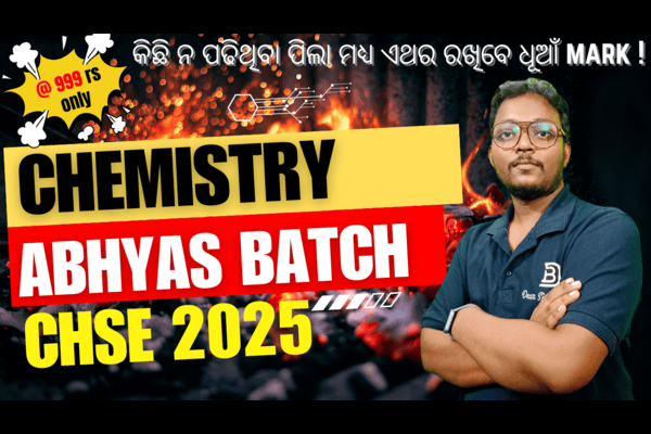 CHEMISTRY | ABHYAS BATCH | CHSE 2025 CRASH COURSE | +2 SECOND YEAR cover