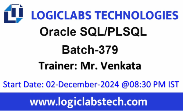Oracle SQL/PLSQL By Mr. Venkata -Batch- 379 cover