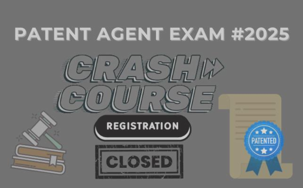PATENT AGENT EXAM #2025 (CRASH COURSE) cover