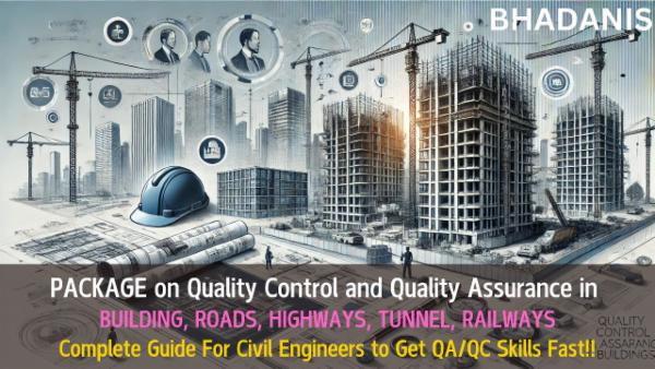BECOME A PRO IN QUALITY CONTROL ENGINEER / MANAGER IN BUILDING, ROADS, BRIDGES, TUNNEL , RAILWAYS AND INSPECTION cover