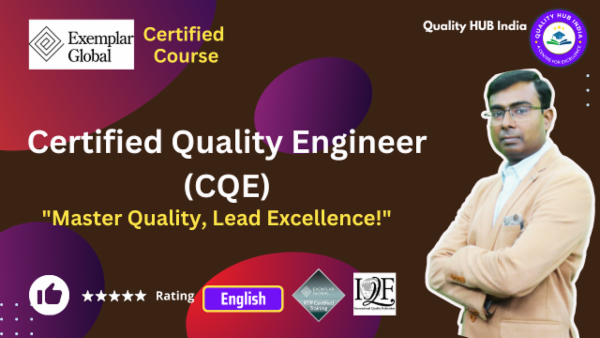 Qualified Engineer Certified Quality Engineer (CQE) English