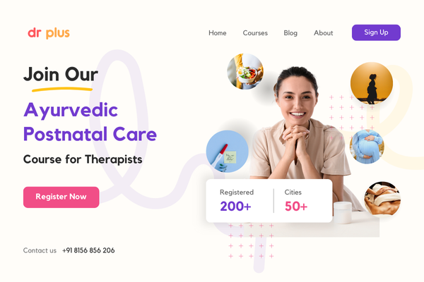 Ayurvedic Postnatal Care - For Therapists cover