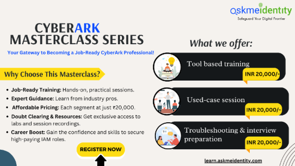 CYBERARK MASTERCLASS SERIES cover
