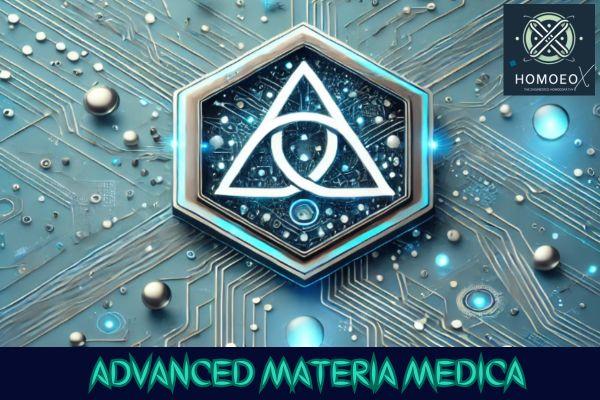 ADVANCED HOMOEOPATHIC MATERIA MEDICA - HomoeoX cover