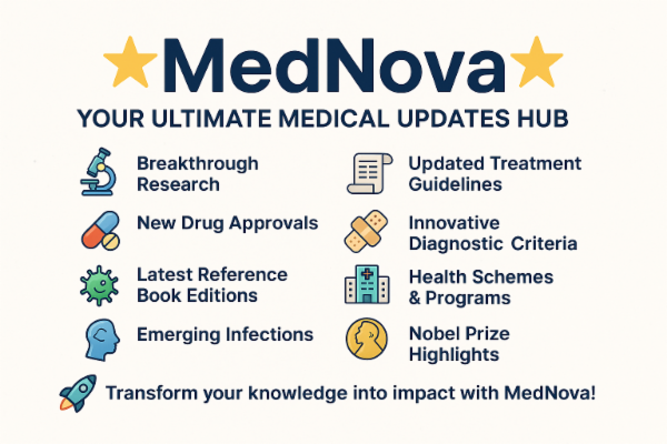 🌟 "MedNova: Your Ultimate Medical Updates Hub" 🌟 Latest Advances, News & Updates" cover