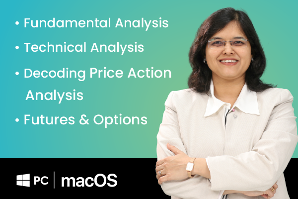Fundamental Analysis + Technical Analysis + Decoding Price Action Analysis + Futures & Options (For Windows PC & MacOS) (FA + TA + DPAA + F&O - English) cover