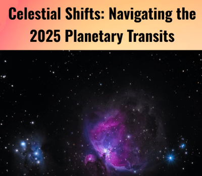 Celestial Shifts: Navigating the 2025 Planetary Transits Mini-Course cover