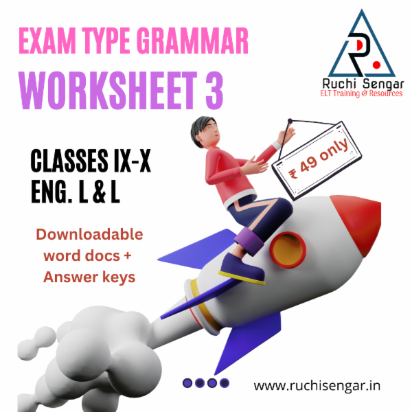 IX-X Grammar 3 + Ans. Key cover