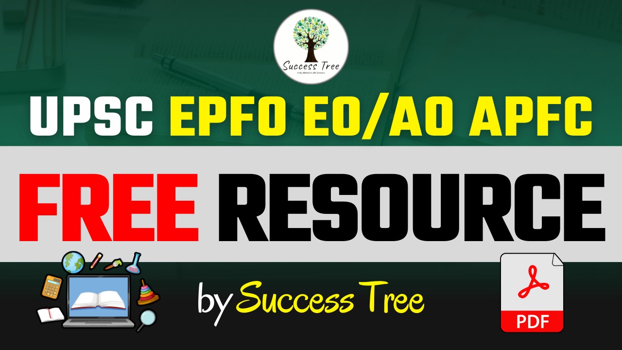 UPSC EPFO EO/AO APFC Free Resources- UPSC EPFO/APFC 2025 Preparation cover