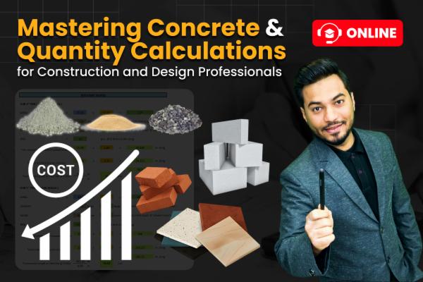 Mastering Concrete and Quantity Calculations : 2 HOURS ONLINE WEBINAR cover