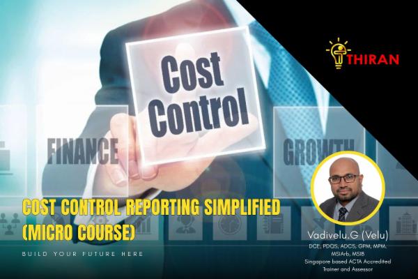 COST CONTROL REPORTING SIMPLIFIED (MICRO COURSE) cover