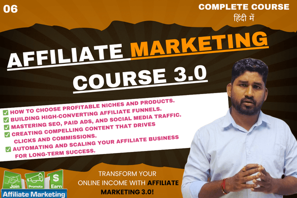 Affiliate Marketing course 3.0 cover