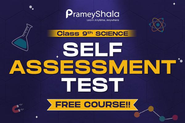 Class 9th Science Self Assessment Test cover