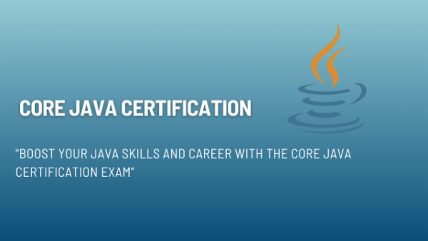 Core JAVA - Certification Exam cover