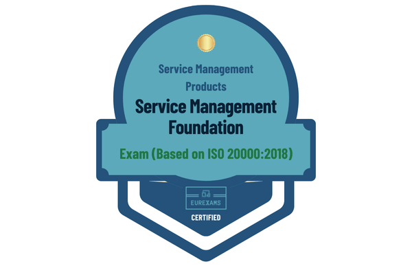 Service Management Foundation exam based on ISO 20000:2018 cover